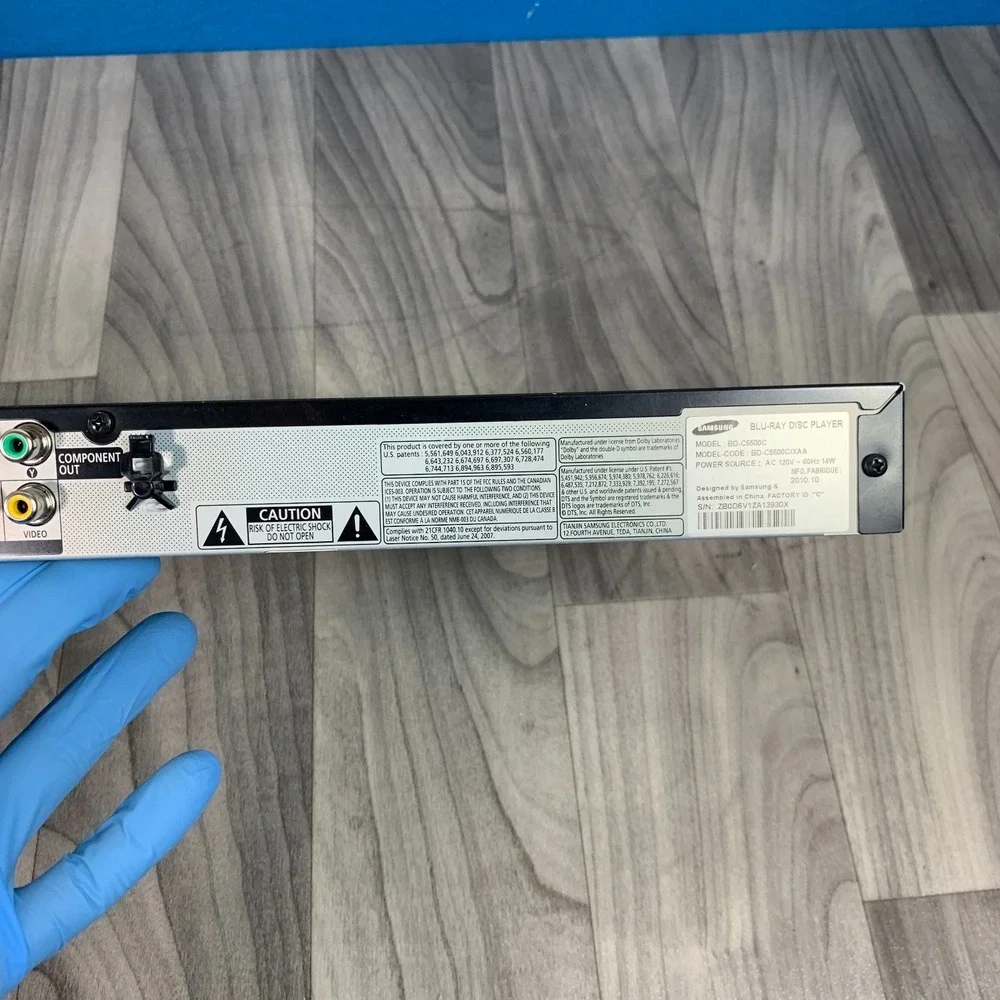 Samsung BD-C5500 Blu-Ray Player No Remote Tested Working!